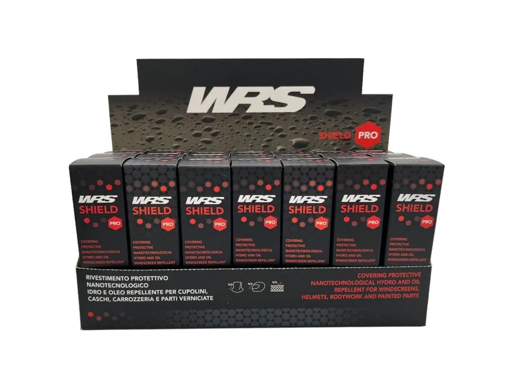 Solo Oggi BOX ESPOSITORE 21 PEZZI WRS SHIELD 2.0 PROTEZIONE NANOTECH PER CUPOLINI E VISIERE-