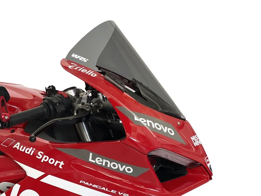 CUPOLINO RACE ALTO WRS FUME' SCURO +45MM DUCATI PANIGALE V2 2020-2024- Sconto