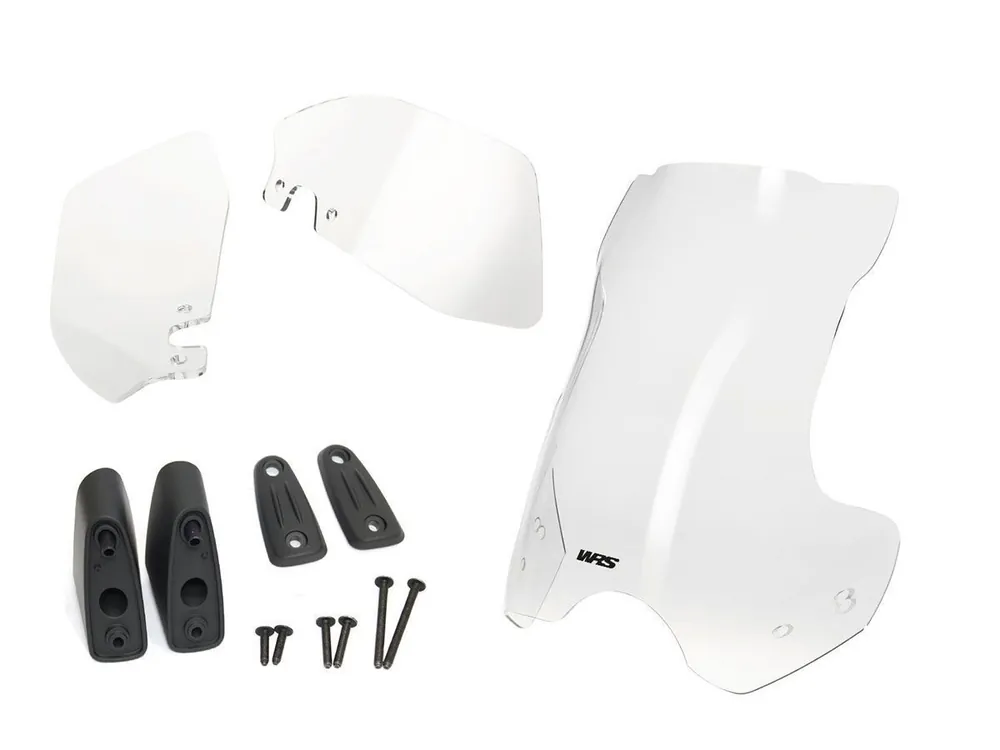 CUPOLINO TOURING TRASPARENTE WRS + DEFLETTORI + SUPPORTI BMW R 1150 GS NO 12V- Scelto Dai Clienti