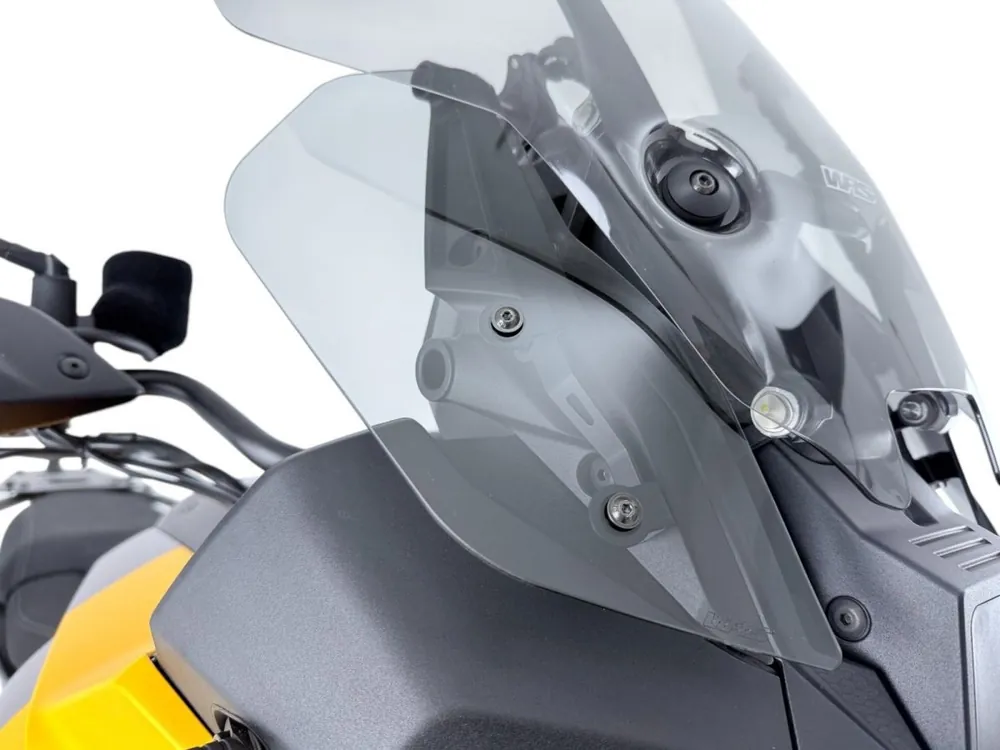 COPPIA DEFLETTORI FUME' SCURO WRS MOTO GUZZI STELVIO 2024-2026- Esclusivo