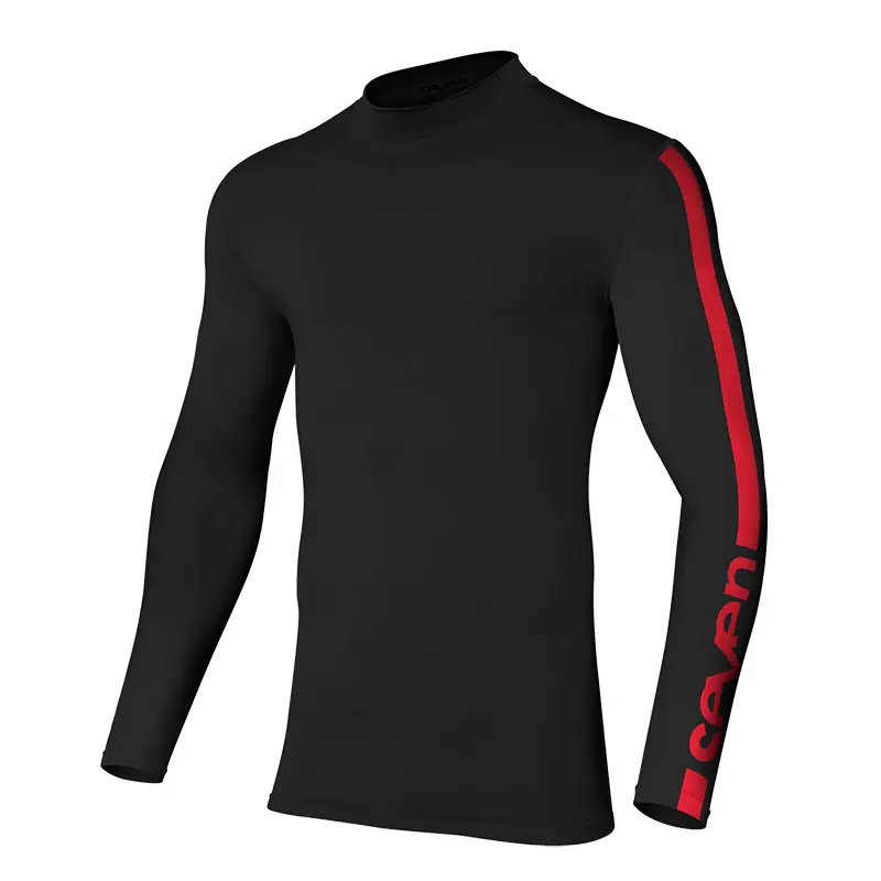 Maglia Seven MX Zero Compression nero rosso-S Subito Disponibile