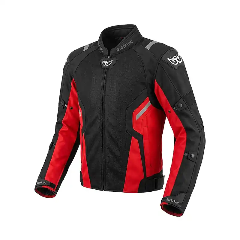 Esclusivo Giacca Berik Mesh nero rosso-48