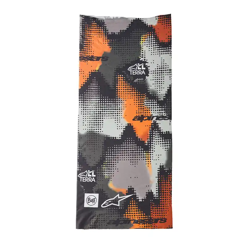 Ordina Subito Collare Alpinestars Buff Nazca grigio camo arancio-