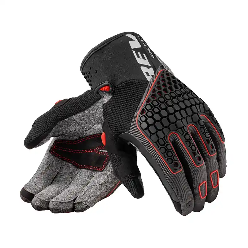 Guanti Rev'it Mangrove 2 grigio rosso-S Promozione