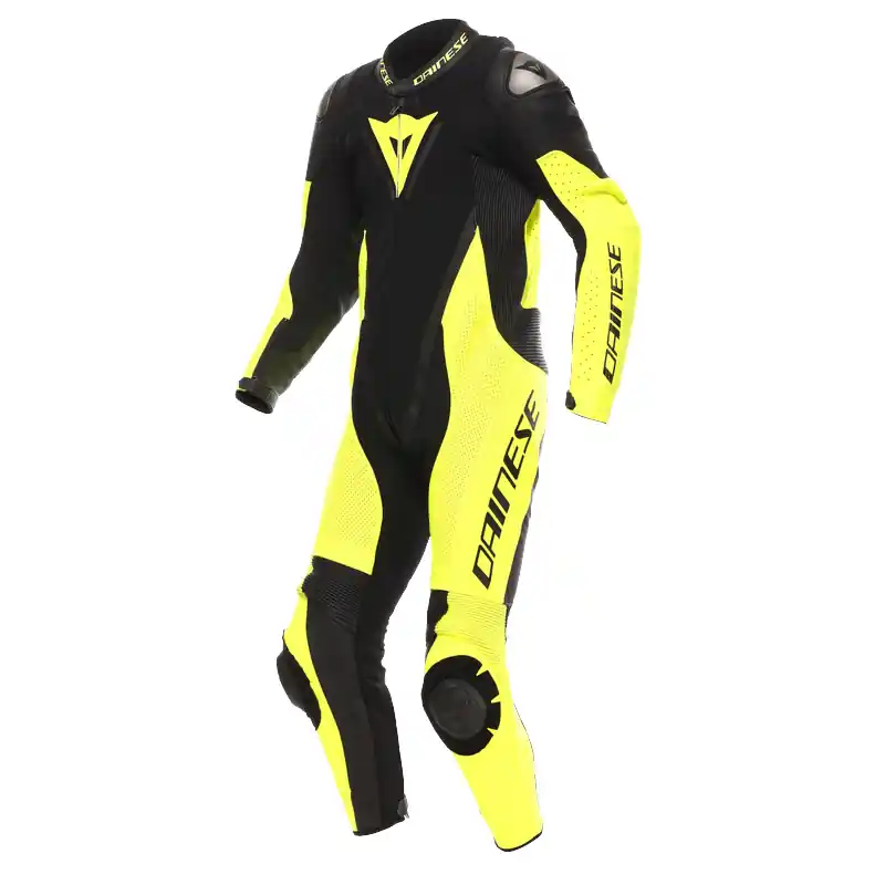 Ultimissimo Modello Tuta Dainese Demon Sprint Perforated nero giallo-48