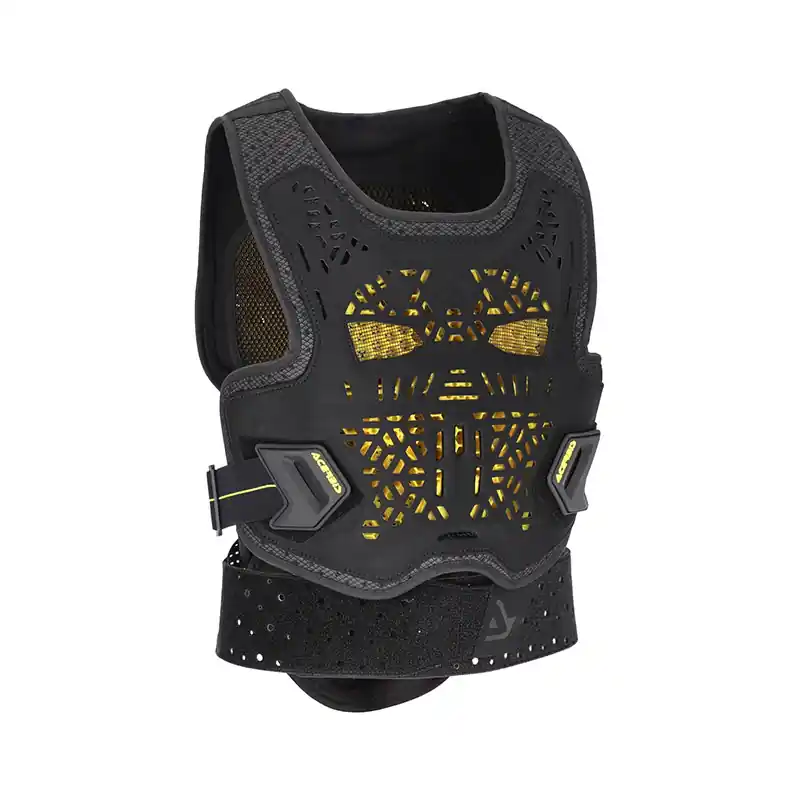 Pettorina Acerbis DNA 2.0 nero giallo-2XL Reso Gratuito