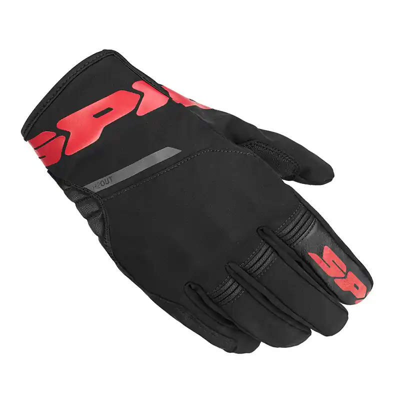 Guanti Spidi Flash H2Out nero rosso-S A Buon Prezzo