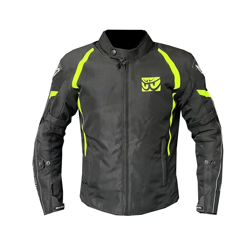 Offerta Speciale Giacca Berik Nylon nero giallo fluo-48