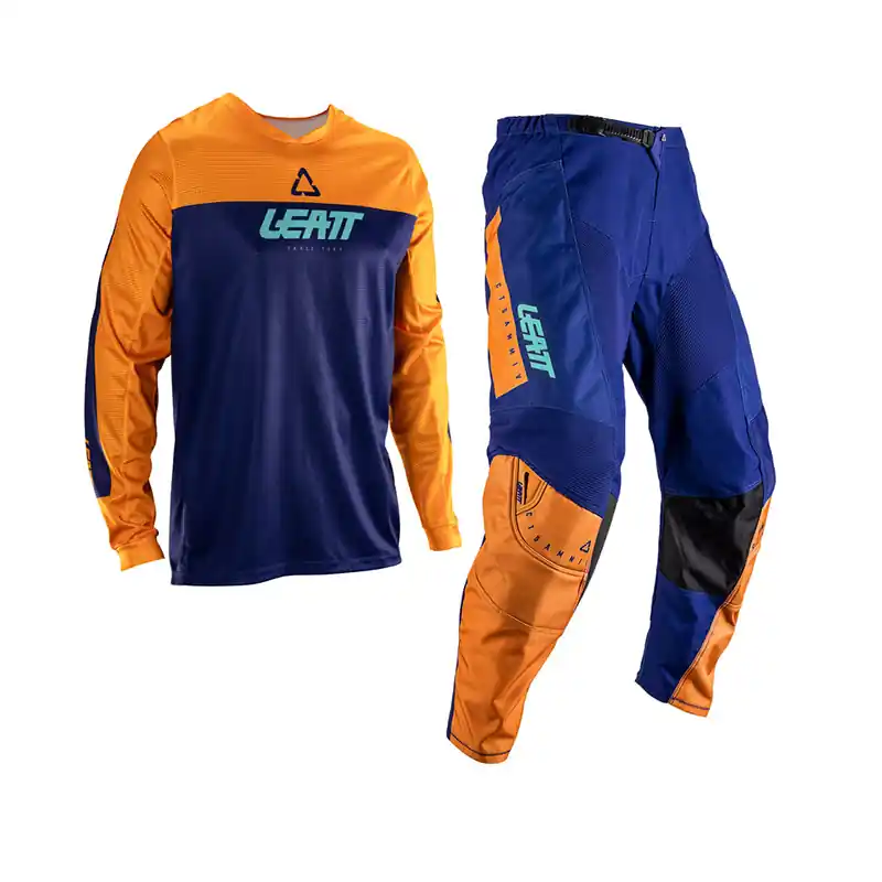 Completo Leatt Ride Kit Moto 3.5 arancio-XS Spedizione Gratuita