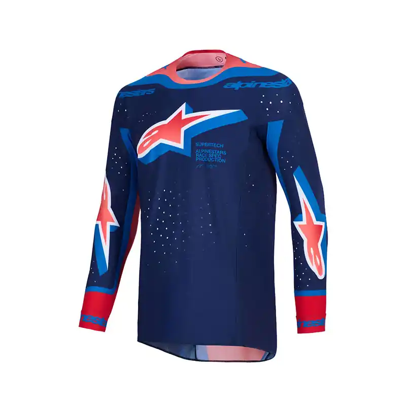 Nuova Collezione Maglia Alpinestars Supertech Vista 2026 navy cobalto-M