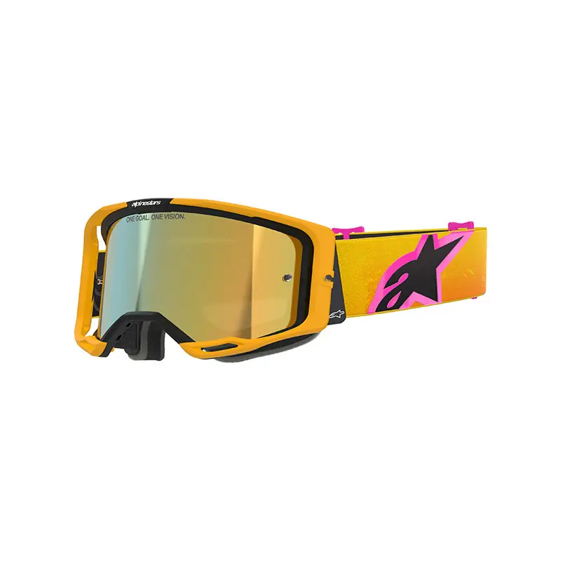 Maschera Alpinestars Vision 8 Corp arancio oro- Prezzo Basso