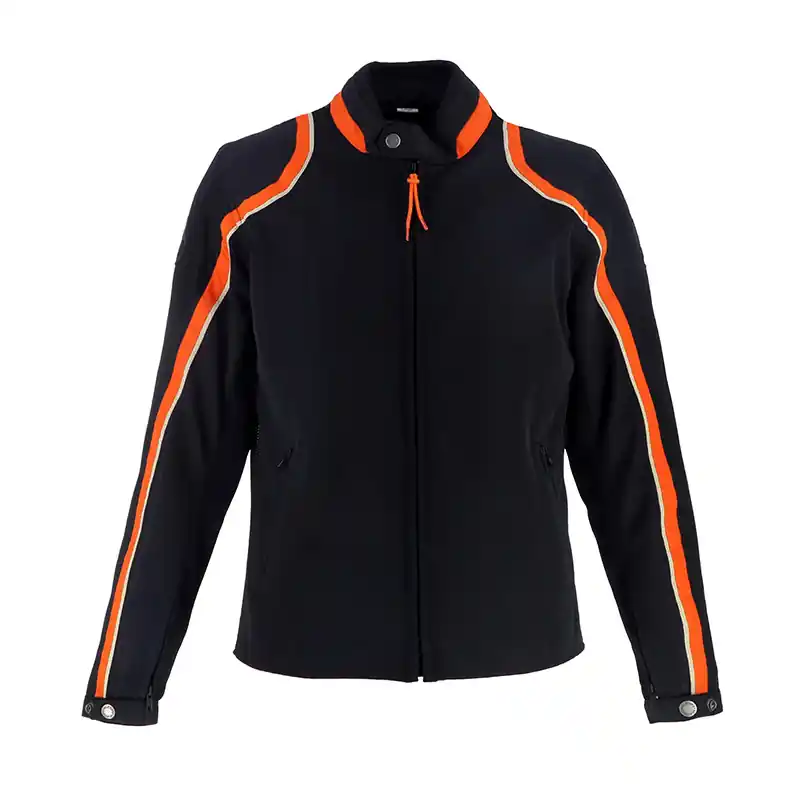 Giacca Helstons Phoenix Air nero arancio-S Reso Gratuito