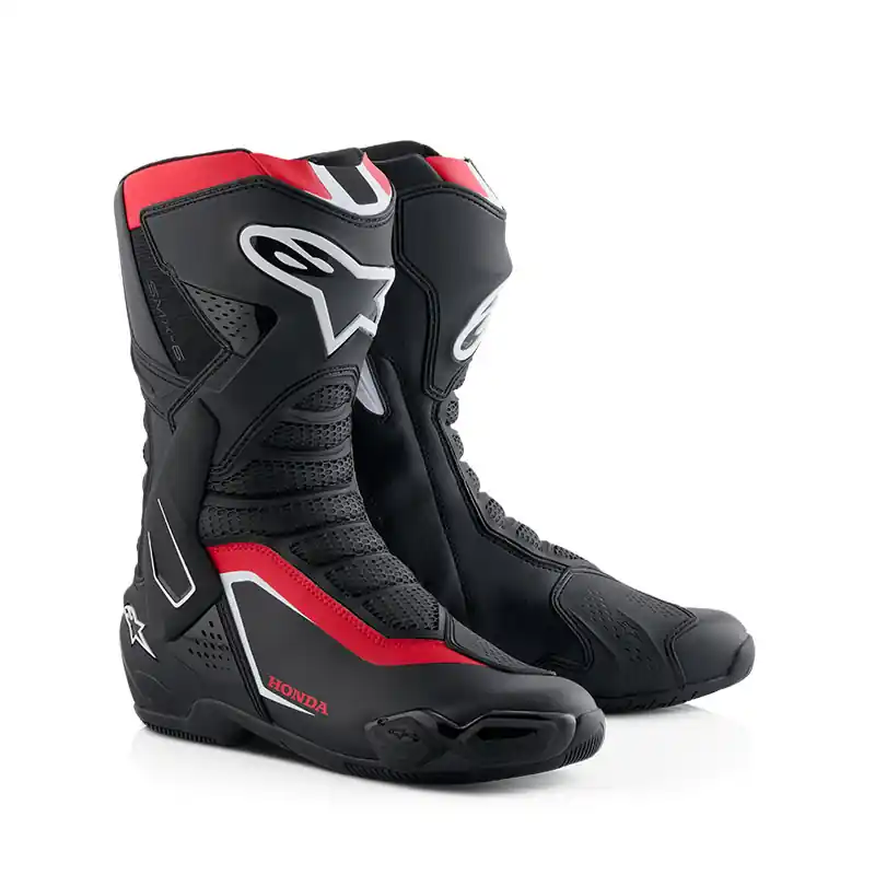 Stivali Alpinestars Honda SMX-6 V3 rosso bianco-46 Occasione Imperdibile