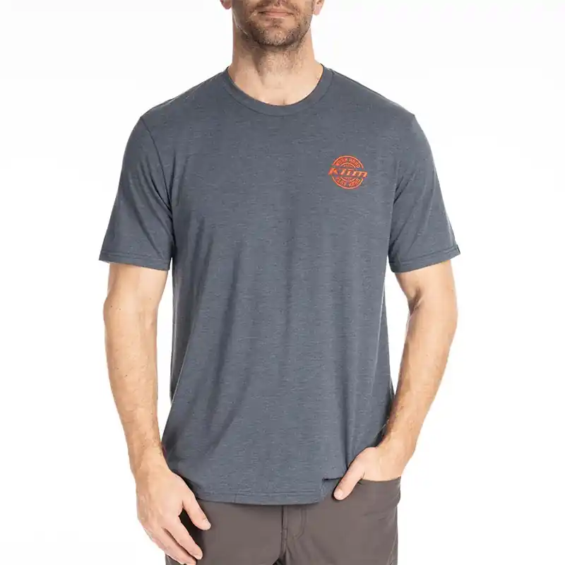 Spedizione Espresso T Shirt Klim Live To Ride Tri Blend blu-S