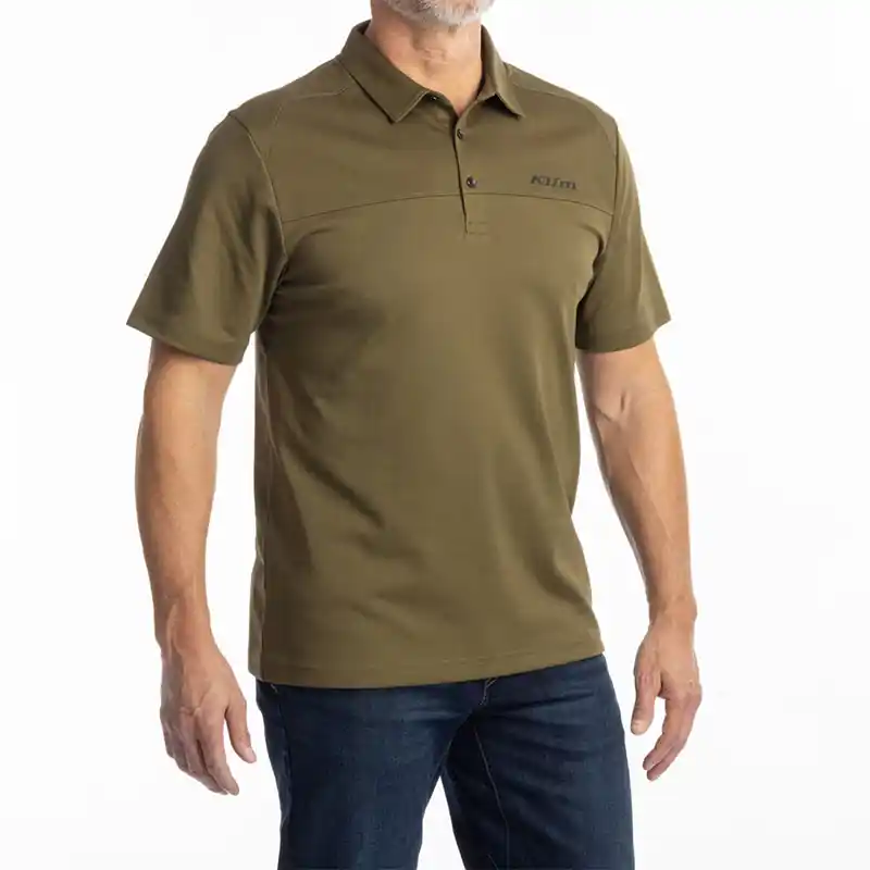 Spedizione Gratuita Klim Atlas Polo oliva-S