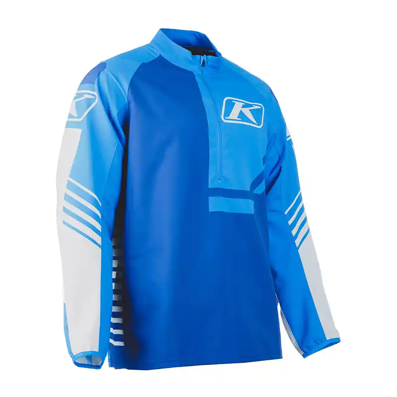 Klim Revolt 1/4 Zip Pullover 25 blu-M Occasione Imperdibile