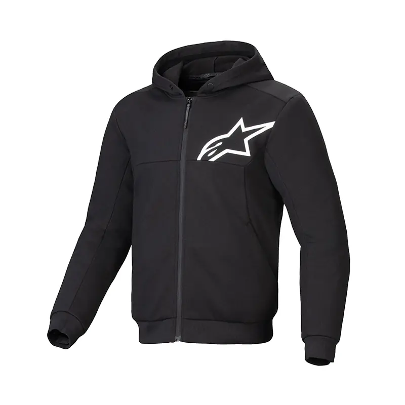 Felpa Alpinestars Chrome V2 Sport nero bianco-XL Promozione Esclusiva
