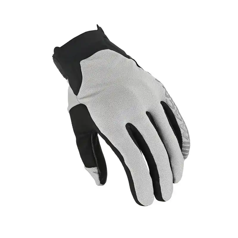 Guanti Macna Obtain Leather nero bianco-S Promozione