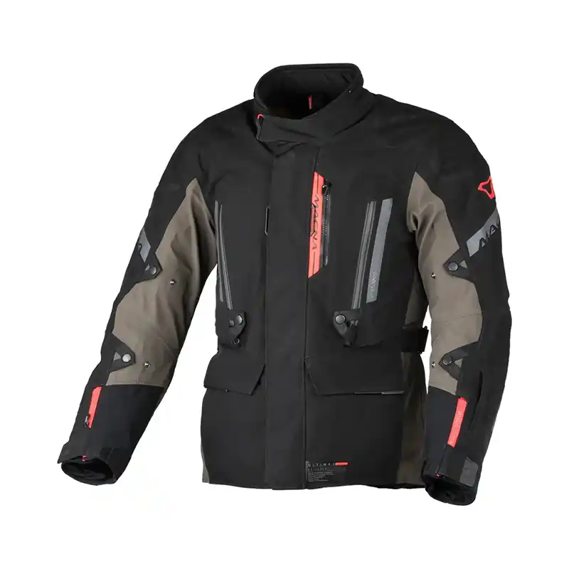 Giacca Macna Ultimax 2.0 nero grigio rosso-S Ultima Occasione
