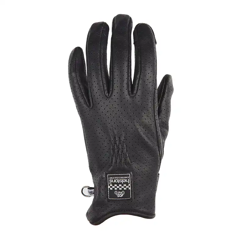 Offerta Lampo Guanti Pelle Helstons Swallow Air nero-6