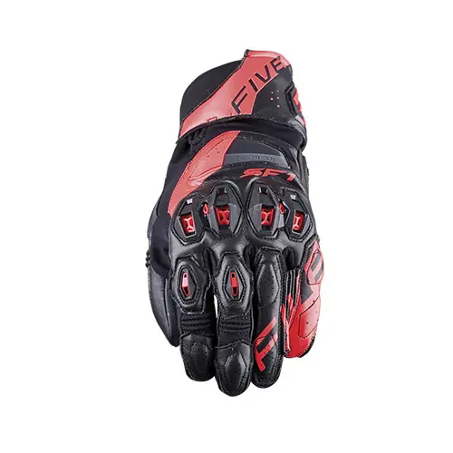 Guanti Five SF1 Evo nero rosso-S Spedito Oggi