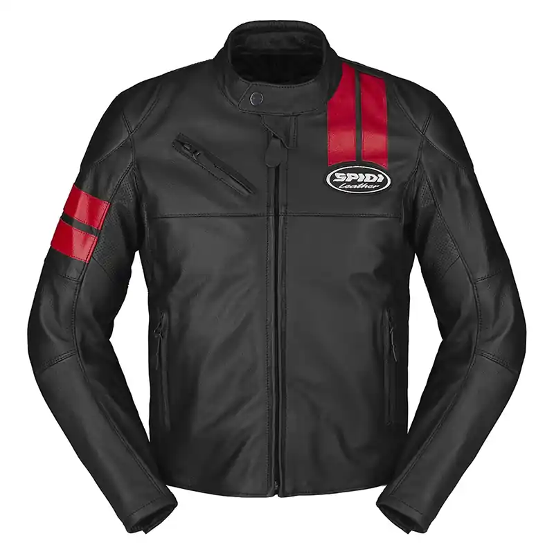 Vendita Finale Giacca Pelle Spidi Roar rosso-46
