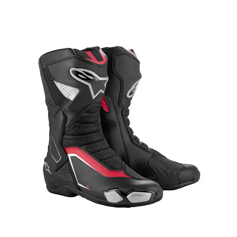 Stivali Alpinestars SMX-6 V3 argento rosso-36 Ultime Pezzi