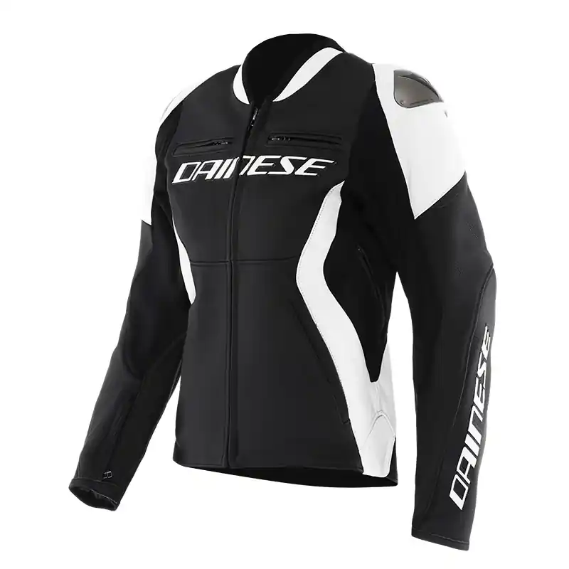 Giacca Pelle Donna Dainese Racing 5 WMN bianco-38 Consegna Rapida
