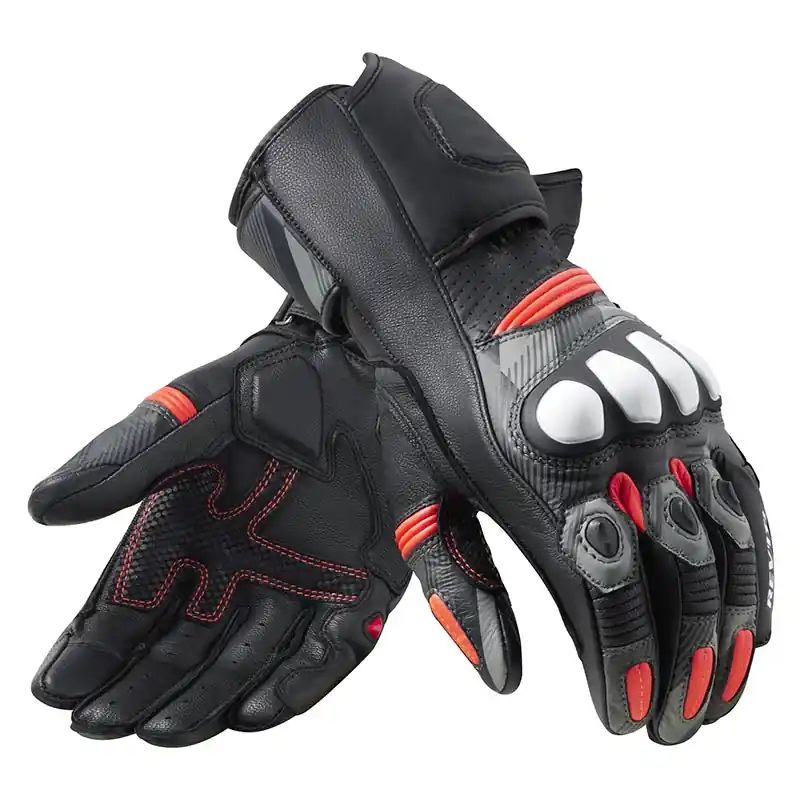 Novità Guanti Rev'It League 2 nero rosso-2XL