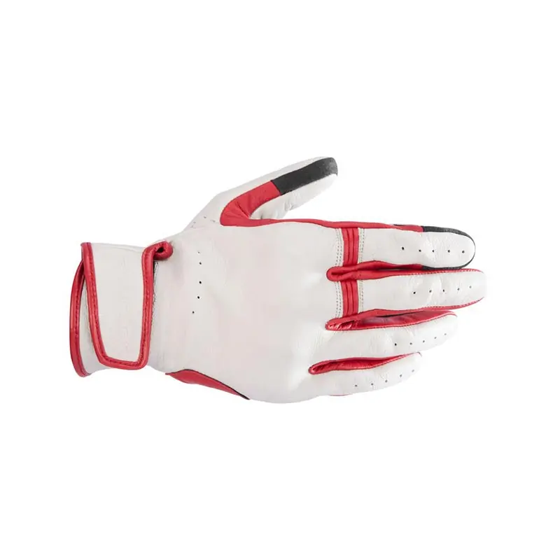 Compra Oggi Stesso Guanti Pelle Alpinestars Dyno bianco rosso-M