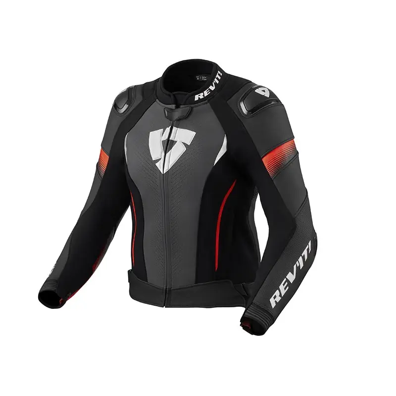 Esclusivo Giacca Donna Rev'It Xena 4 Pro nero rosso-36
