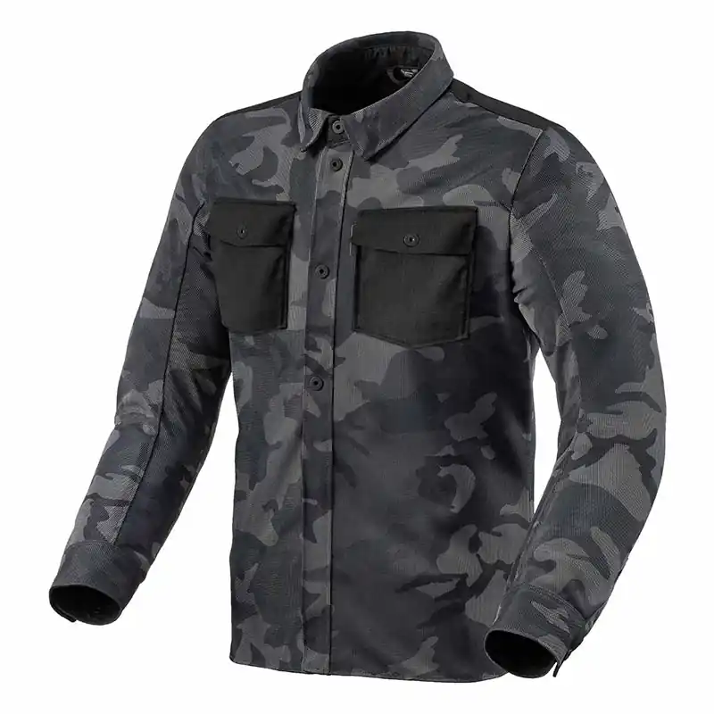 Sovracamicia Rev'It Tracer Air 2 camo grigio-S Prezzo Conveniente