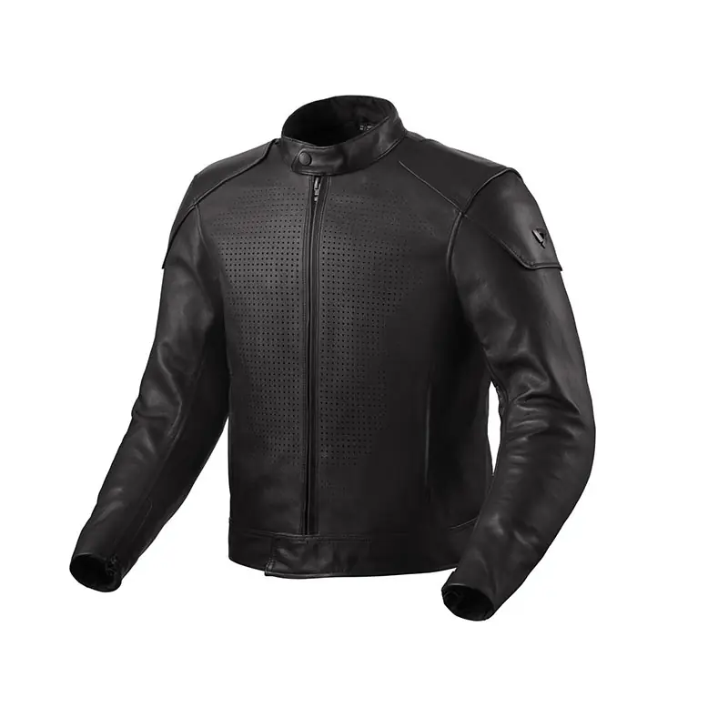 Offerta Lampo Giacca Pelle Rev'It Morgan nero-46