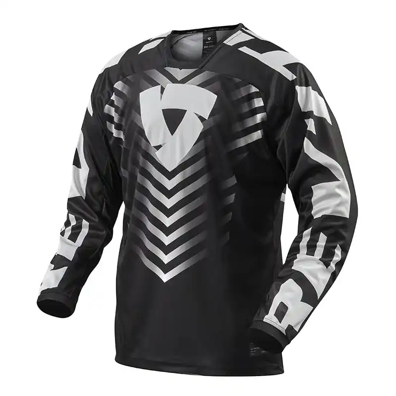 Promozione Maglia Rev'It Rough nero bianco-M