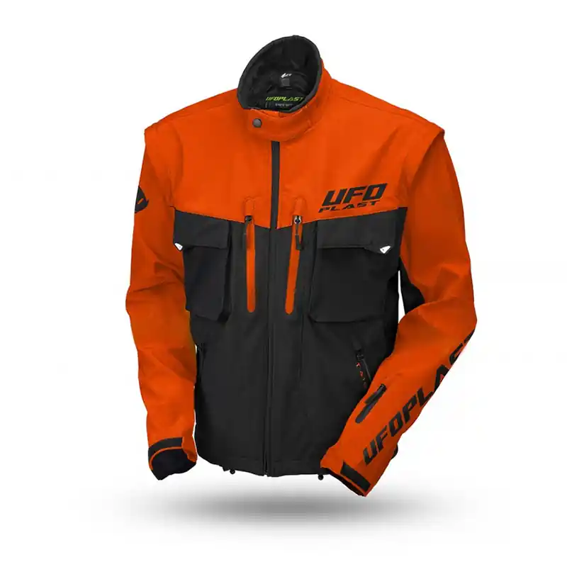 Economico Giacca Enduro Ufo Taiga Protective arancio-M