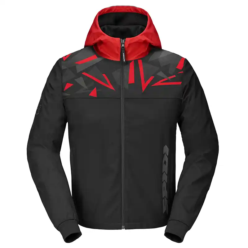 Giacca Spidi Hoodie Evo Sport rosso-M Spedito Oggi