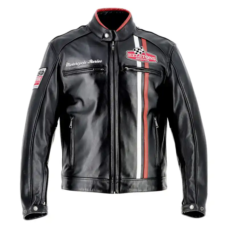 Giacca Pelle Helstons Jay nero-M Sconto