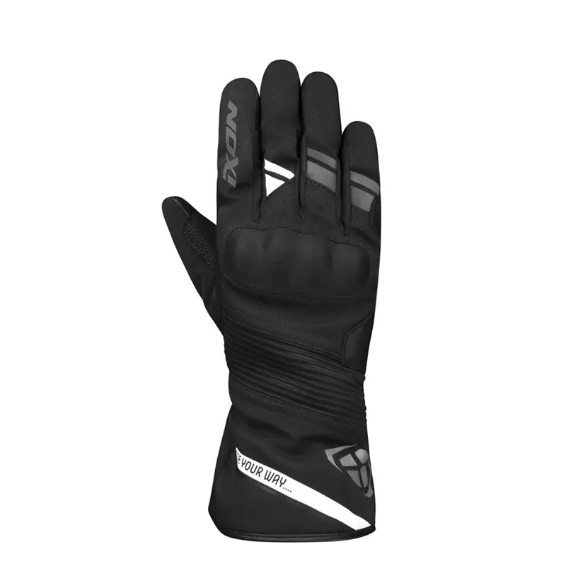 A Buon Prezzo Guanti Ixon Pro Midgard nero bianco-S