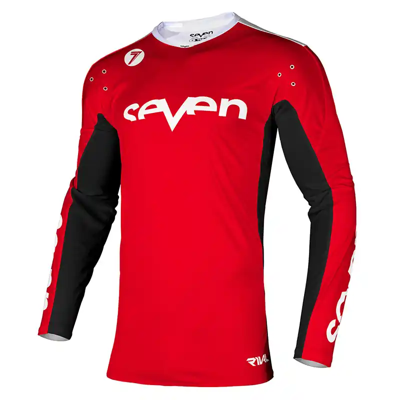 Occasione Maglia Seven MX Rival Staple rosso-S