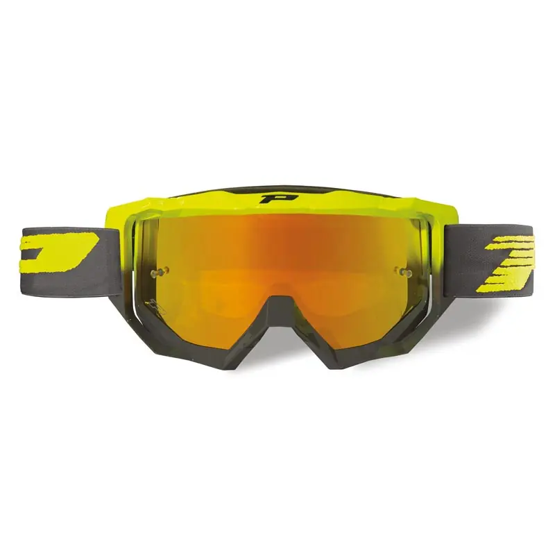 Ultimissimo Modello Maschera Progrip 3200FL giallo grigio arancio-