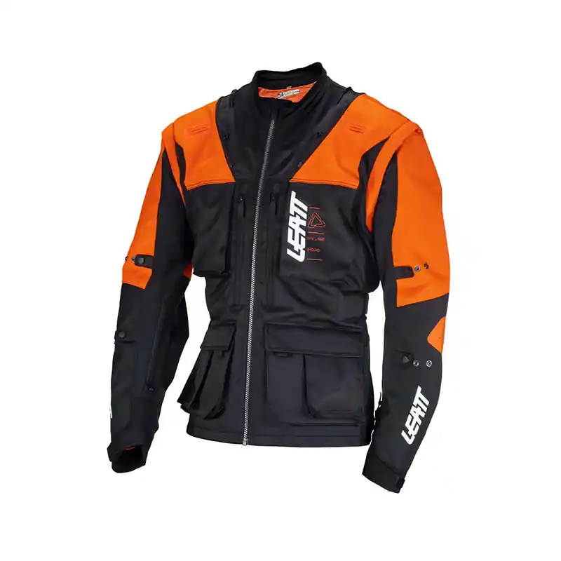 Spedizione Espresso Giacca Leatt 5.5 Enduro 2023 arancio-S