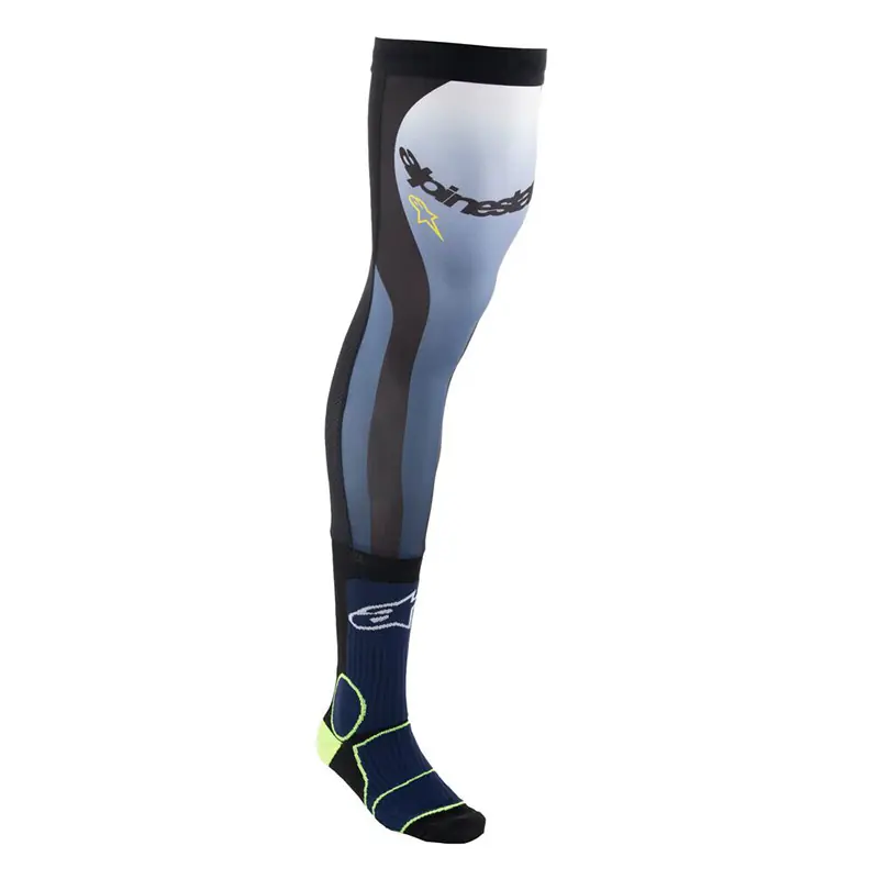 Calze Alpinestars Knee Brace navy giallo-S/M Offerta Del Giorno