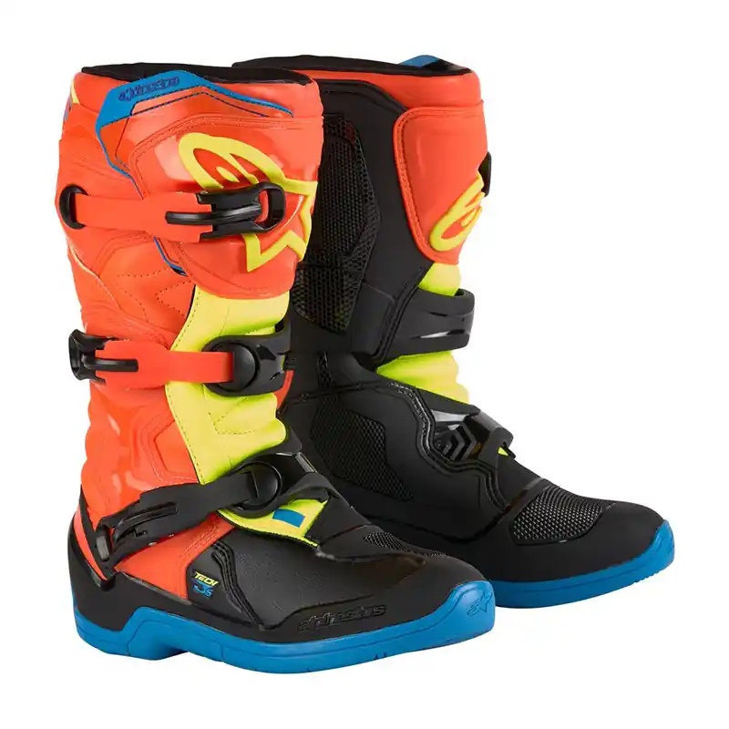 Stivali Alpinestars Tech 3S Youth arancio giallo-8 Nuova Collezione