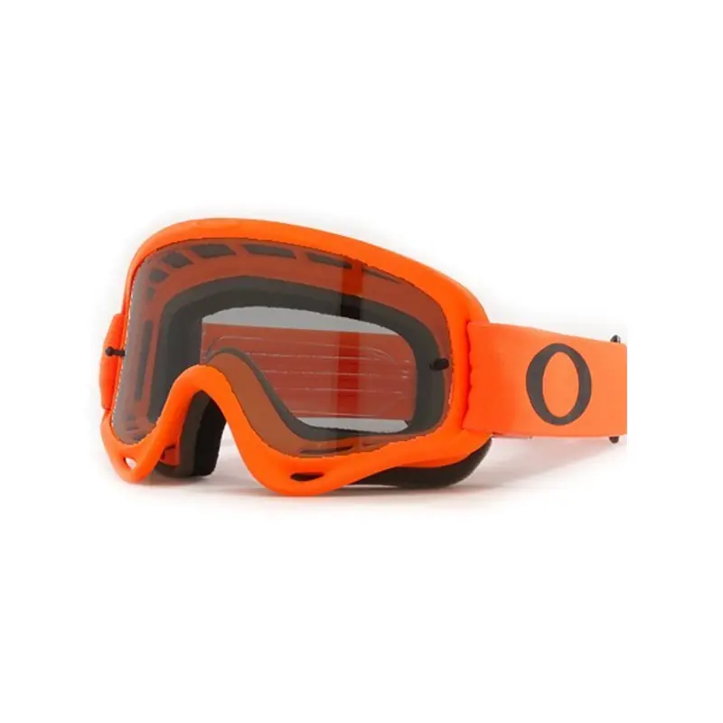 Maschera Oakley O Frame MX Moto arancio lente grigio- Reso Gratuito