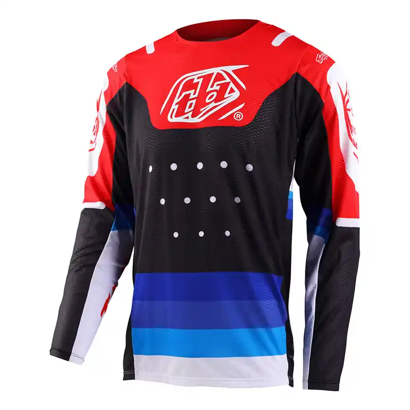 Nuova Collezione Maglia Troy Lee Designs GP Pro Air Apex rosso nero-M