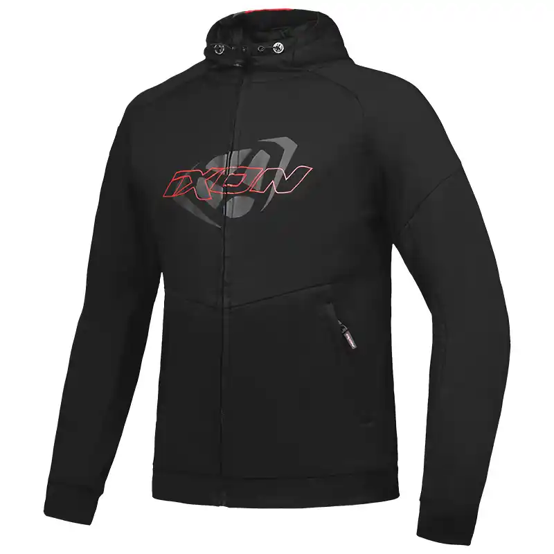 Felpa Ixon Touchdown nero rosso-XS Più Venduto