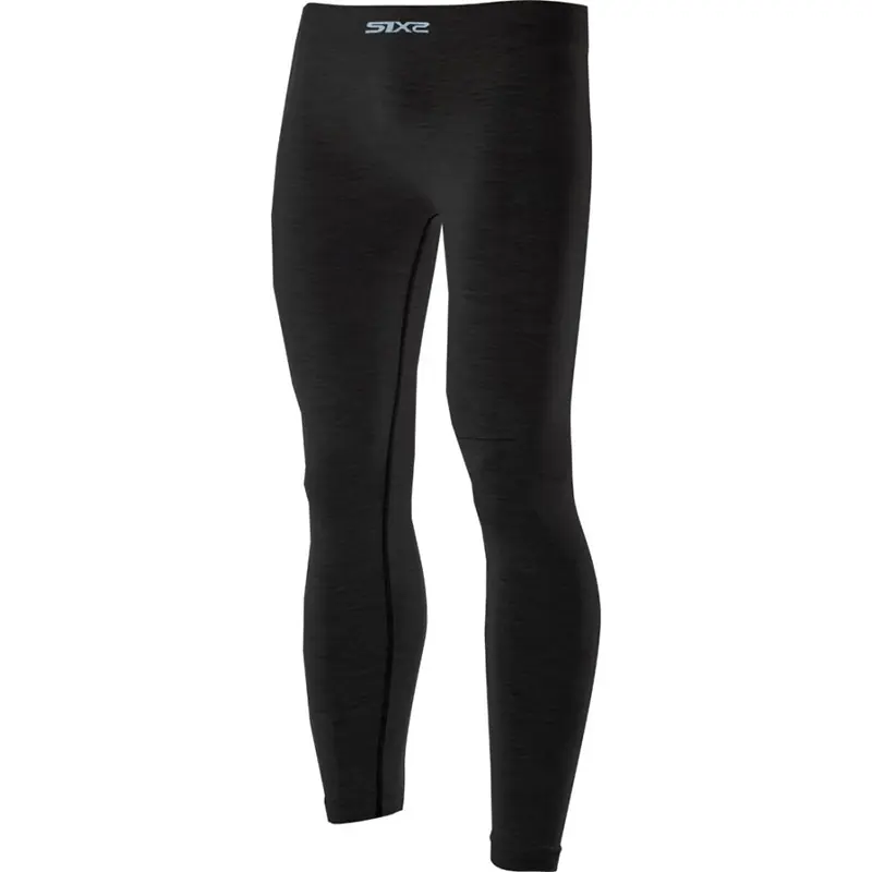 Leggings SIX2 PNX Merinos wool nero-S/M Occasione