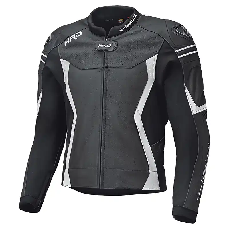 Giacca Pelle Held Street 3.0 nero bianco-106 Occasione Imperdibile