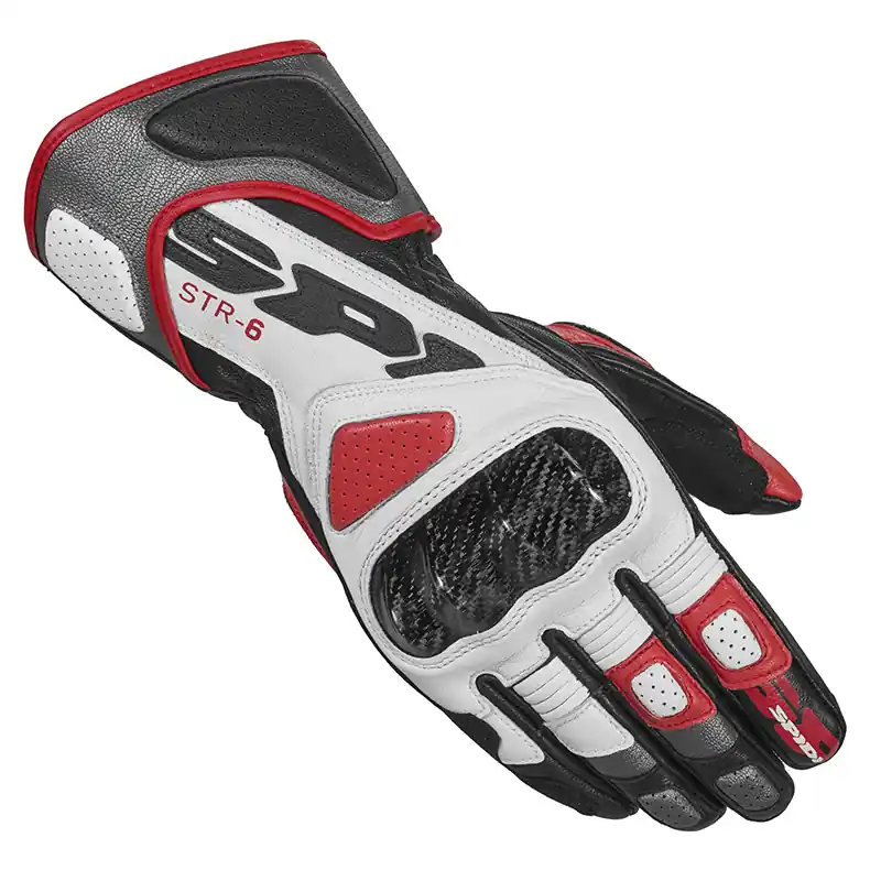 Guanti Spidi STR-6 rosso-M Reso Gratuito