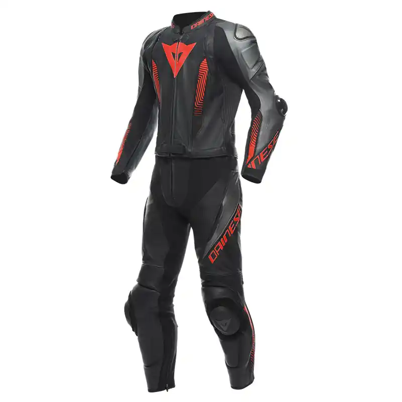 Nuovo Arrivo Tuta Dainese Laguna Seca 5 2 PCS nero rosso-58